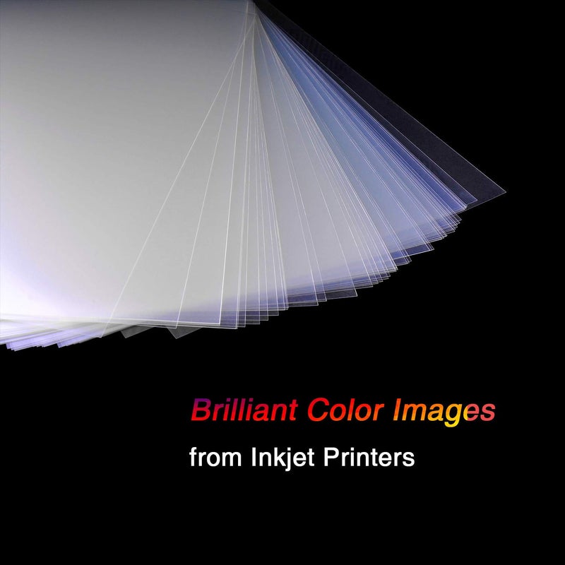 KOALA PAPER Koala OHP Film Overhead Projector Film 8.5x11 Inch Single Side Printing Film for Inkjet Printer - Image 2